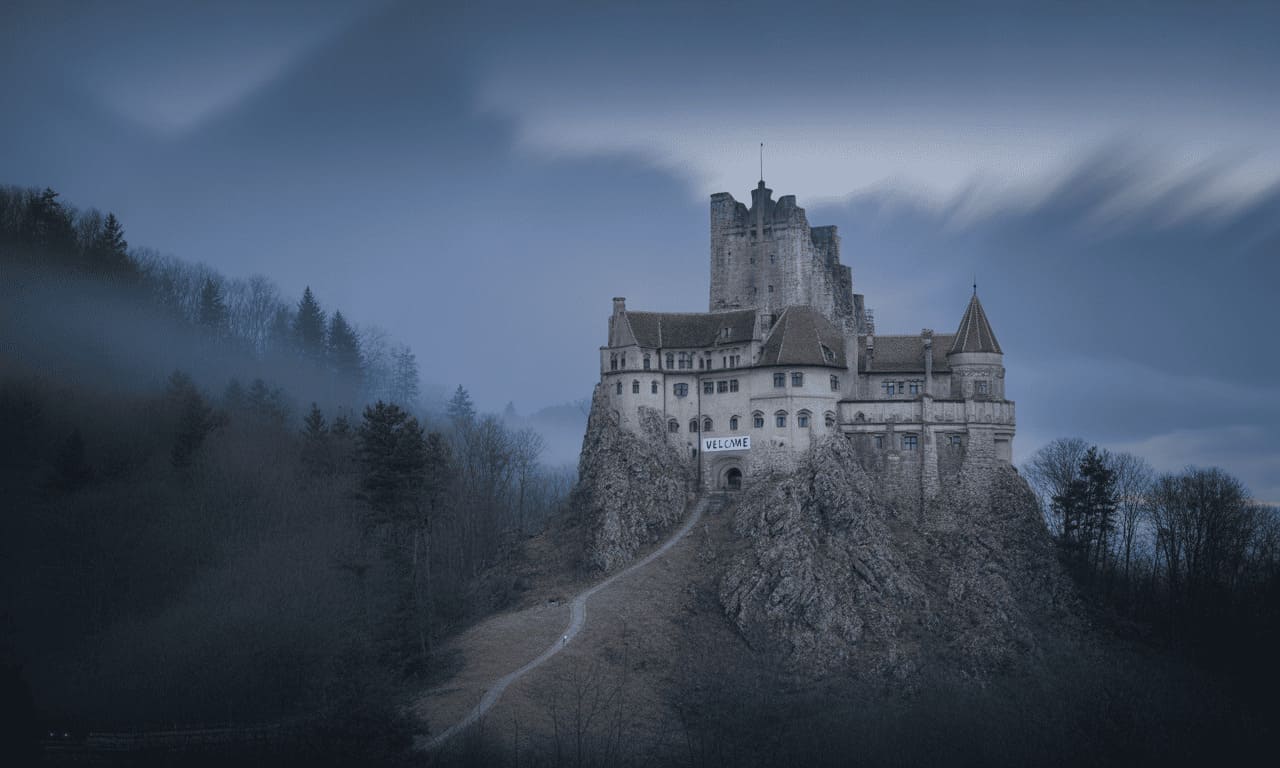 Bran Castle in Transylvania Romania