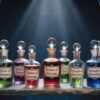 decorative potion bottles with colorful liquids1