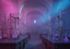 18th century Italian palace laboratory mysterious atmosphere