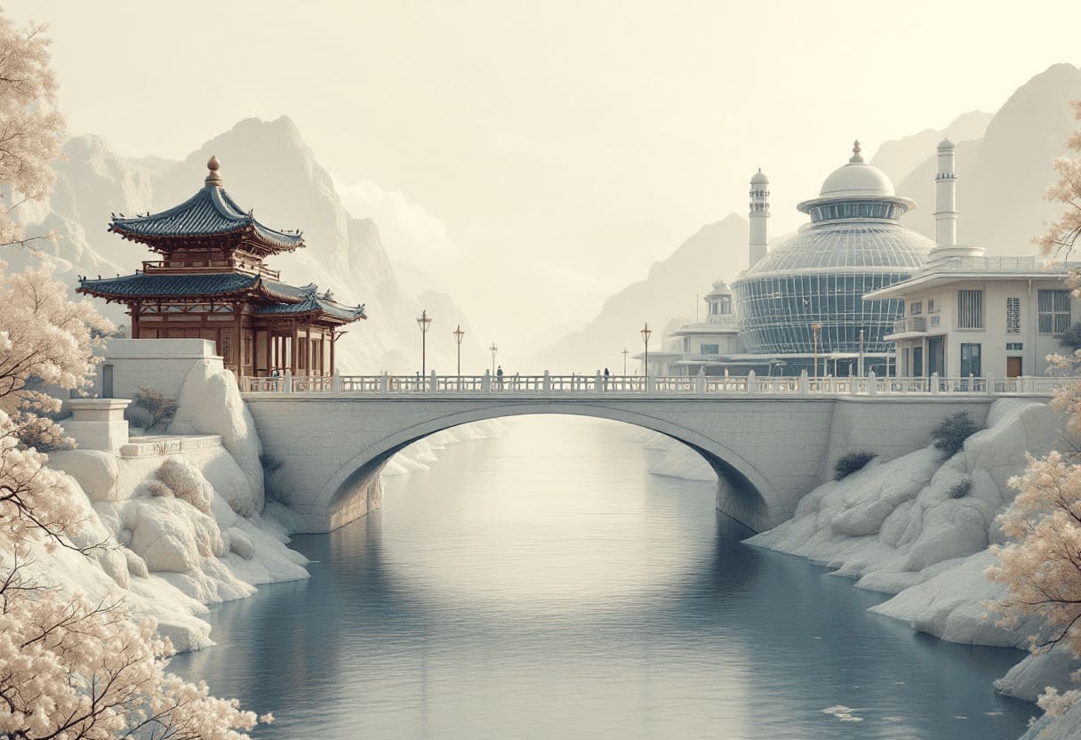 bridge connecting tradition modern science integration balance