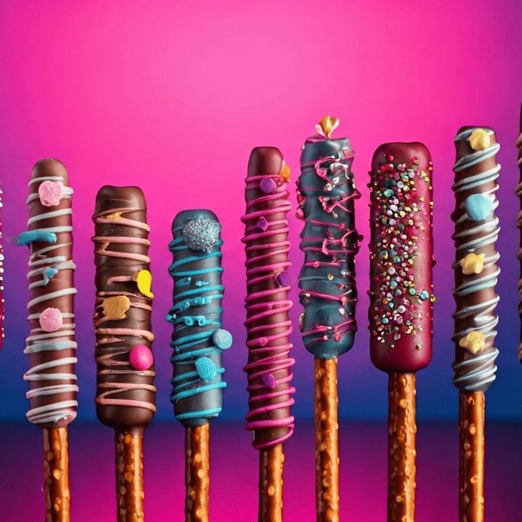 chocolate pretzel sticks