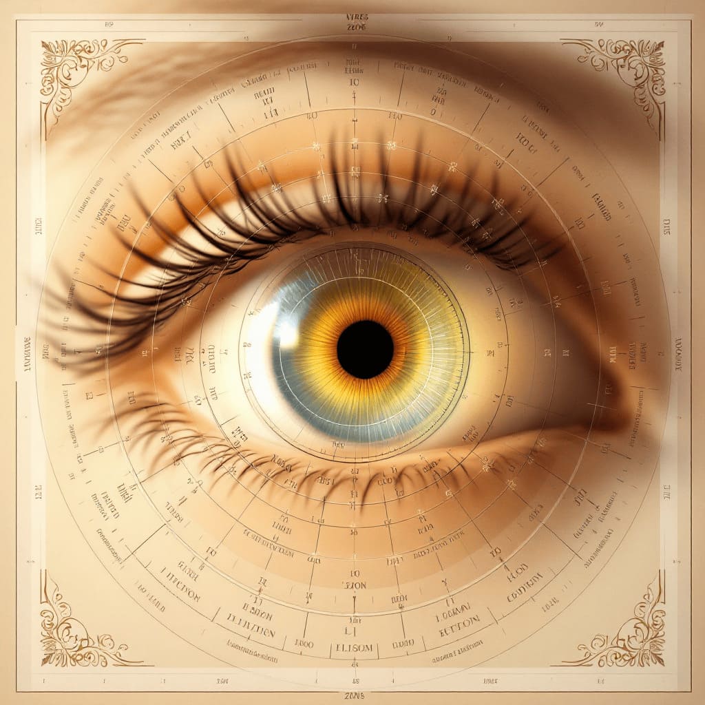 iris eye zones diagram iridology chart medical