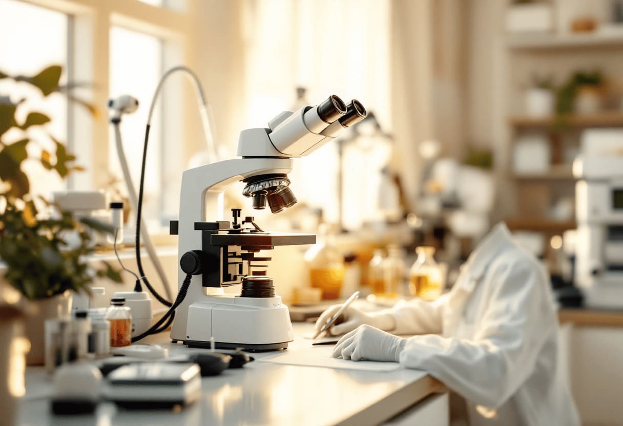 scientific research laboratory microscope medical testing