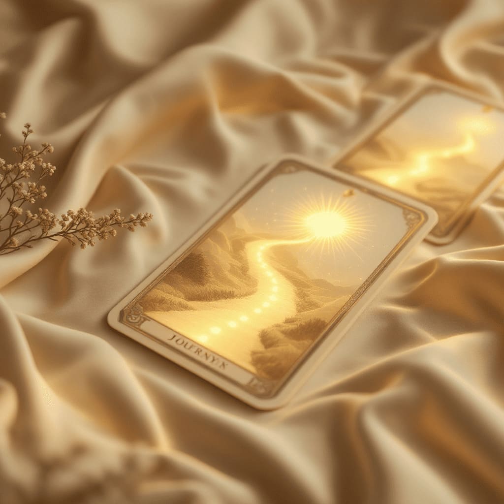 spiritual journey tarot cards illuminated path