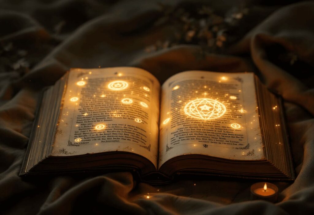 ancient mystical book