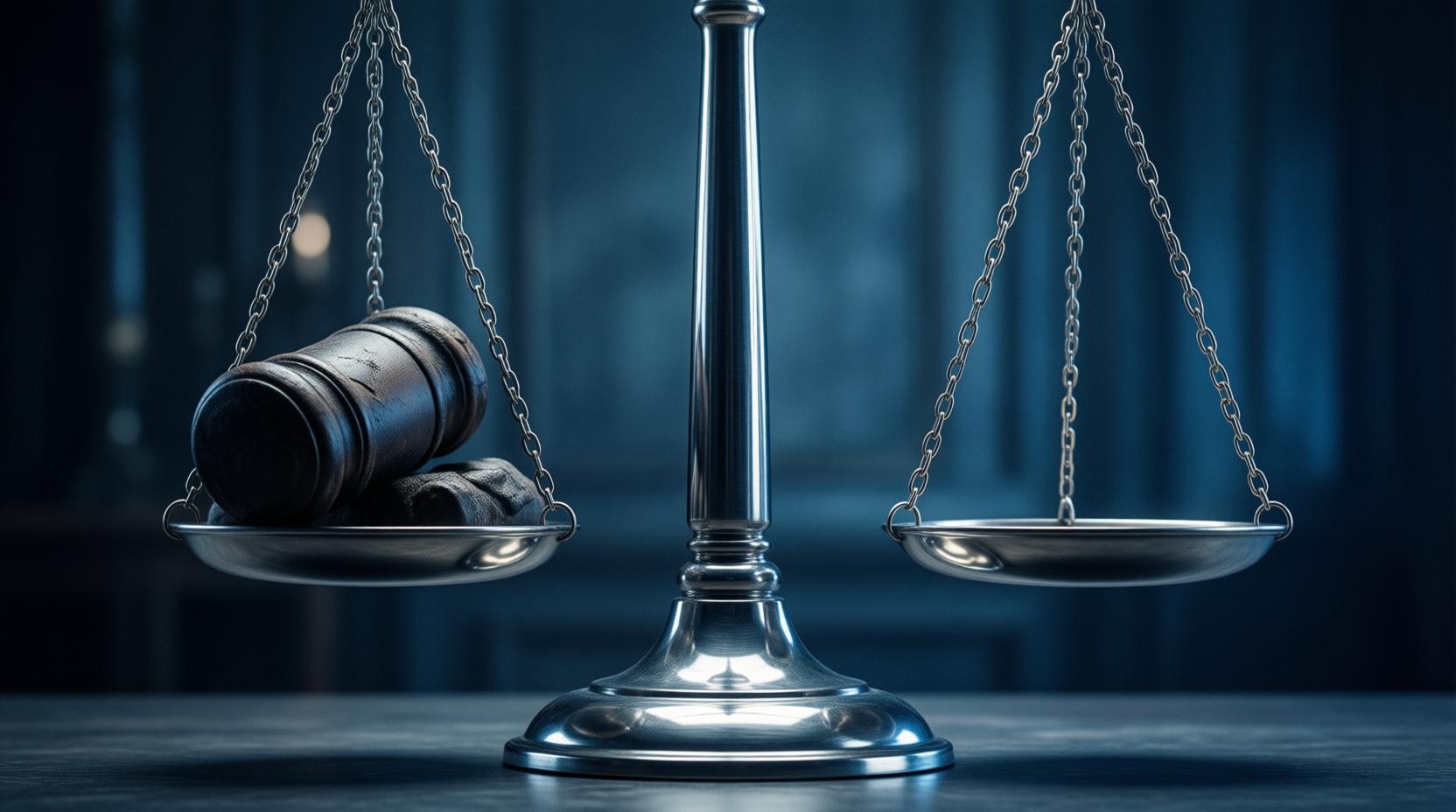 scales of justice representing fairness and injustice